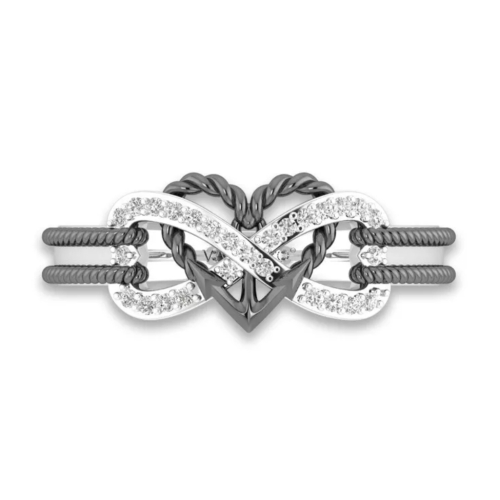 Infinity Heart Ring - image 3